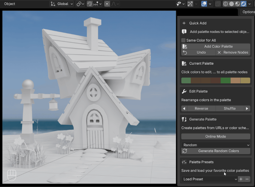 Color Palette Pro - Professional Color Management For Blender | Gachoki Studios Shop Online Import